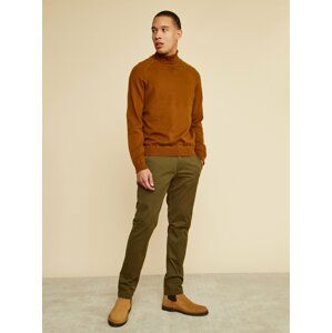 Khaki pánské chino kalhoty ZOOT Baseline Emanuel