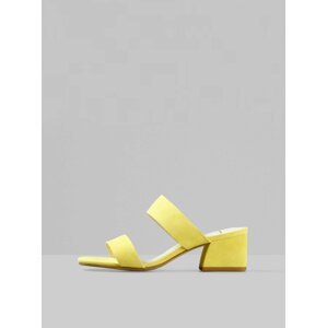 Žluté dámské semišové pantofle Vagabond