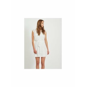 Bílé krajkové šaty VILA-Taffa