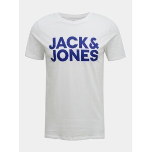 Bílé tričko Jack & Jones Corp