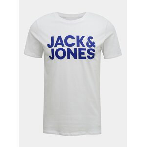 Bílé pánské tričko Jack & Jones