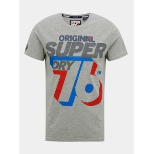 Šedé pánské tričko Superdry