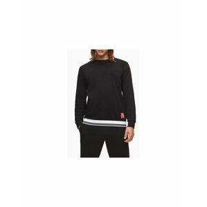 Calvin Klein černá pánská mikina L/S Sweatshirt