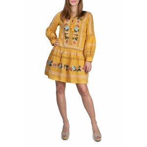 Anany žluté šaty Puebla Amarillo