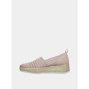 Skechers pudrové espadrilky s jutou Highlights 2.0 Homestretch Blush