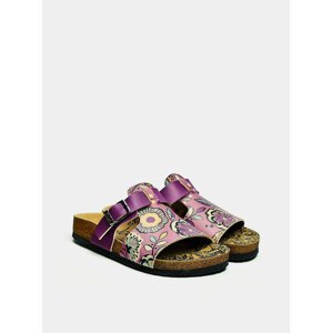 Calceo fialové pantofle Casual Slippers Purple