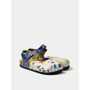 Calceo modré sandály Classic Sandals Wildflowers