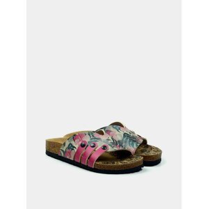 Calceo barevné pantofle Casual Slippers Hibiscus