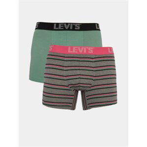 2PACK pánské boxerky Levis vícebarevné