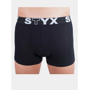 Pánské boxerky Styx sportovní guma nadrozměr černé