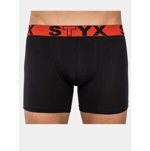 Pánské boxerky Styx long sportovní guma černé