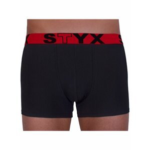 Pánské boxerky Styx sportovní guma černé