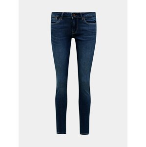 Tmavě modré dámské skinny fit džíny Pepe Jeans