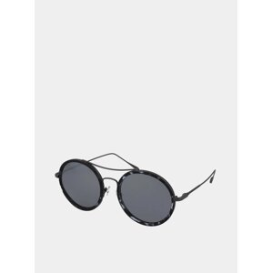 Šedo-černé vzorované sluneční brýle Crullé