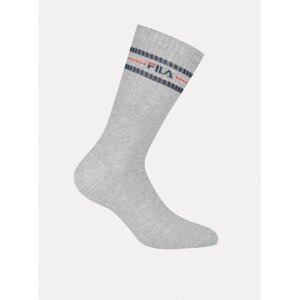 Sada tří párů pánských ponožek v šedé barvě FILA