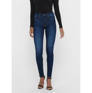 Tmavě modré skinny fit džíny Jacqueline de Yong New Nikki