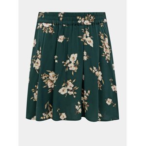 Zelená květovaná sukně VERO MODA-Simply