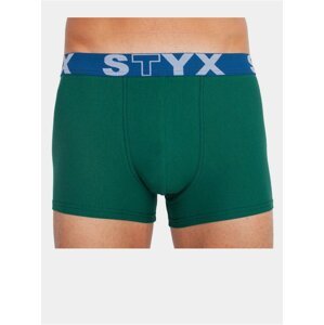 Pánské boxerky Styx sportovní guma tmavě zelené