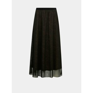 Černá vzorovaná maxi sukně Jacqueline de Yong Dixie