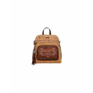 Béžovo-hnědý dámský vzorovaný batoh Anekke Arizona
