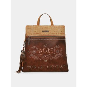 Hnědý plochý batoh Anekke Arizona