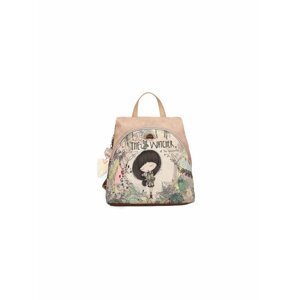 Hnědo-béžový dámský vzorovaný batoh Anekke Jungle