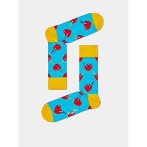 Modré vzorované ponožky Happy Socks Broken Heart