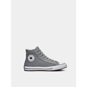 Converse šedé kožené tenisky Chuck Taylor All Star Boot PC