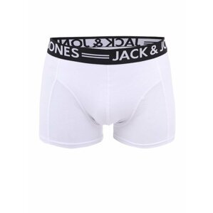 Bílé boxerky Jack & Jones Sense