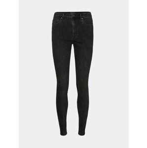 Černé dámské skinny fit džíny VERO MODA Loa