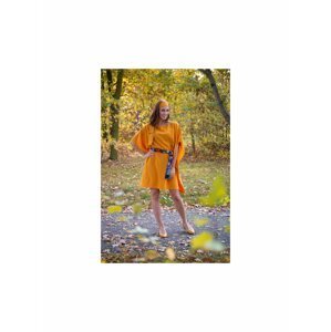 Simpo hořčicové šaty Waterfall Yellow