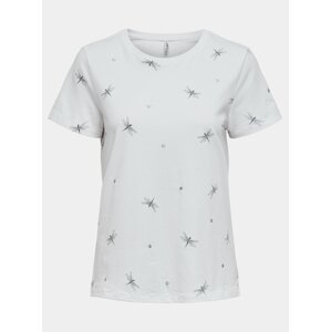 Bílé tričko s ozdobným detailem ONLY Kita