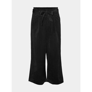 Černé manšestrové culottes VERO MODA Londyn