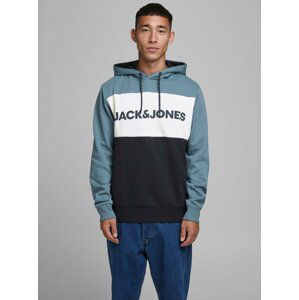 Modrá mikina Jack & Jones Logo