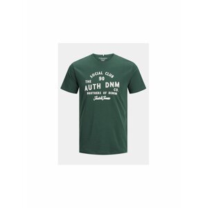 Tmavě zelené tričko Jack & Jones Orstandard