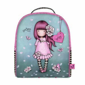 Santoro tyrkysový malý batoh Gorjuss Sparkle&Bloom Cherry Blossom