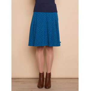 Modrá vzorovaná sukně Tranquillo