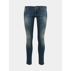 Modré dámské skinny fit džíny Diesel