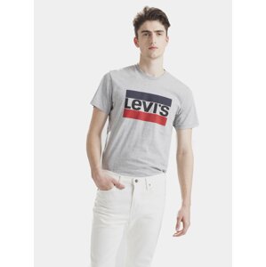 Šedé pánské tričko s potiskem Levi's®