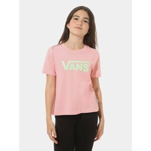 Růžové holčičí tričko VANS Girls Flying