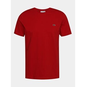 Červené pánské basic tričko Lacoste