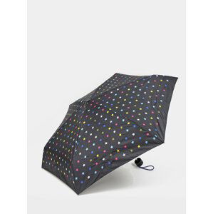Černý dámský vzorovaný skládací deštník Esprit