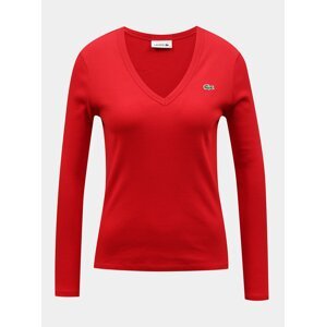 Červené dámské tričko Lacoste