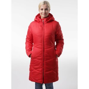Červený dámský prošívaný kabát LOAP Talisa
