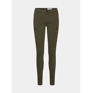 Khaki skinny fit kalhoty Noisy May Lucy