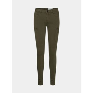 Khaki skinny fit kalhoty Noisy May Lucy