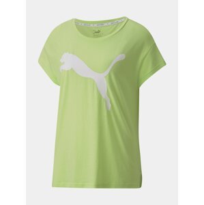 Světle zelené dámské tričko s potiskem Puma Active Tee