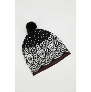 Blutsgeschwister černá dámská čepice Sweet Talking Beanie Black Betsy s bambulí