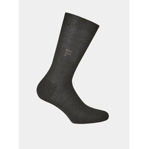 Tmavě šedé pánské ponožky FILA