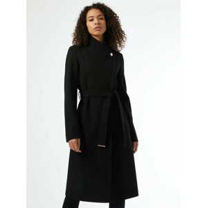 Černý zimní kabát Dorothy Perkins Tall